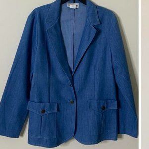 VINTAGE Denim Blazer Jacket